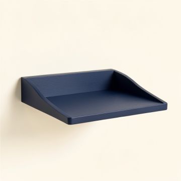 Field Crest Wall-Mounted Cat Perch - Navy (synthetic illustration; no displayed measurements)