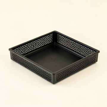 Hazel Bridge Empty Under-Desk Cable Tray - Black (synthetic illustration; no displayed measurements)