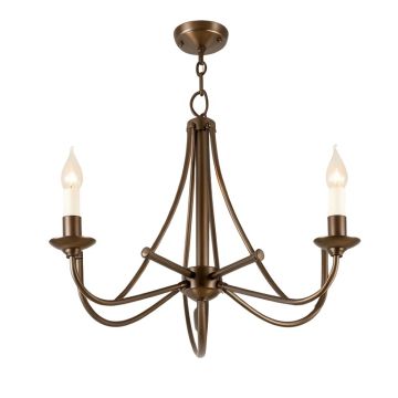 Cedric 4 - Light Unique / Statement Drum Chandelier