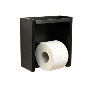 Dual Storage Shelf Wall Mount Toilet Paper Holder