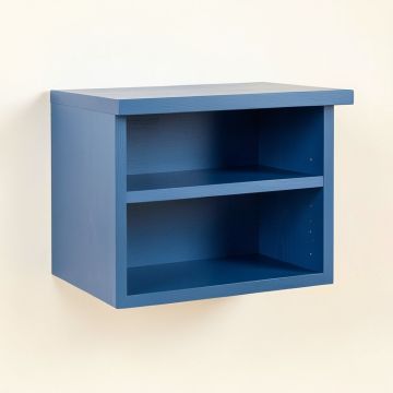 Ash Bluff Wall-Mounted Shelf - Blue (synthetic illustration; no displayed measurements)