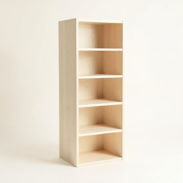 Field Crest Narrow Cubby Tower - Ivory (synthetic illustration; no displayed measurements)