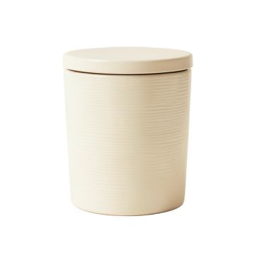 Holly Brook Storage Canister With Lid - Ivory