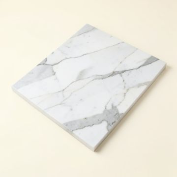 Calacatta Royal 18 '' X 36 '' Straight Edge Porcelain Singular Floor Use Tile (synthetic illustration; no displayed measurements)