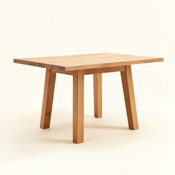 Targhee Mango Solid Wood Dining Table (synthetic illustration; no displayed measurements)