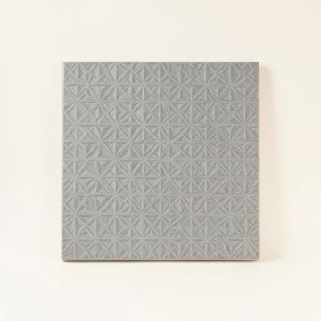 Clay Crest Uninstalled Square Decorative Tile - Gray (synthetic illustration; no displayed measurements)