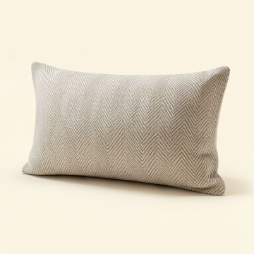 Estevao Modern Herringbone Rectangular Lumbar Pillow (synthetic illustration; no displayed measurements)