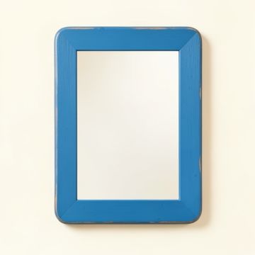 Briar Branch Framed Wall Mirror - Blue (synthetic illustration; no displayed measurements)