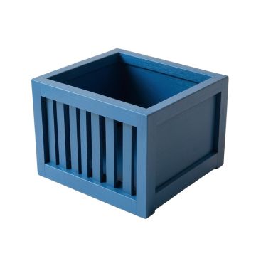 Hill Field Empty Furniture-Style Litter Enclosure - Blue