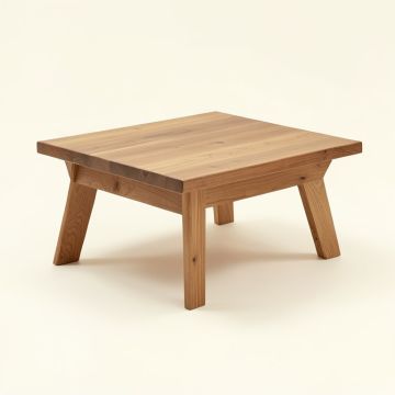 Henbiorn Solid Wood Coffee Table (synthetic illustration; no displayed measurements)