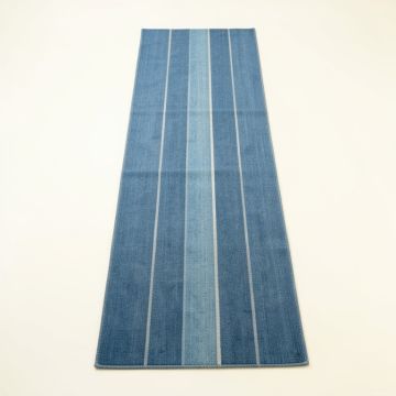 Moss Brook Narrow Runner Rug - Blue (synthetic illustration; no displayed measurements)