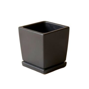 Alder Branch Empty Planter - Black