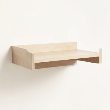 Holly Branch Wall-Mounted Shelf - Beige (synthetic illustration; no displayed measurements)