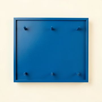 Harbor Bluff Empty Wall-Mounted Tool Organizer Panel - Blue (synthetic illustration; no displayed measurements)