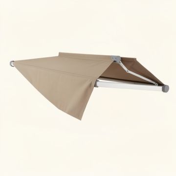 240 '' W X 120 '' D Motorized Retraction Slope Patio Awning (synthetic illustration; no displayed measurements)