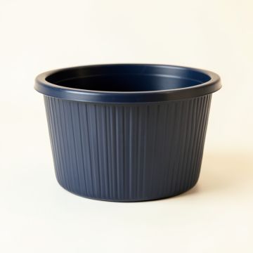 Fern Branch Empty Storage Basket - Navy (synthetic illustration; no displayed measurements)