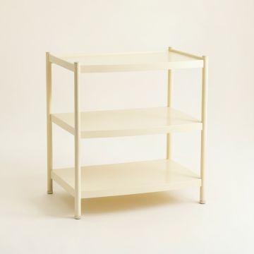 Slate Arc Empty Countertop Canister Rack - Cream (synthetic illustration; no displayed measurements)