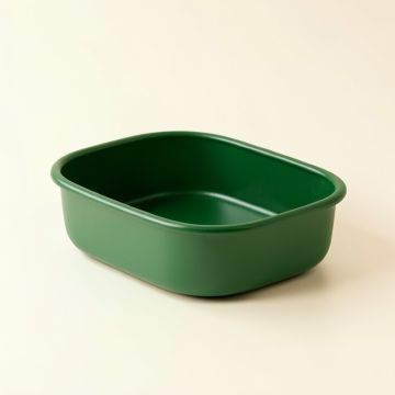 Birch Crest Empty Under-Desk Cable Tray - Green (synthetic illustration; no displayed measurements)