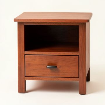 Dune Dale Nightstand - Terracotta (synthetic illustration; no displayed measurements)