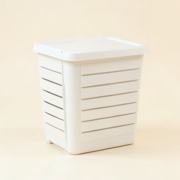 Shore Bend Closed Garden Compost Bin - White (synthetic illustration; no displayed measurements)