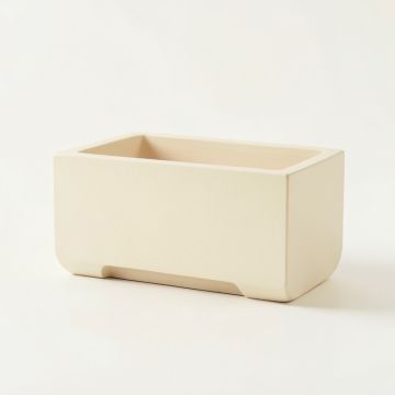 Cedar Brook Empty Raised Planter - Cream (synthetic illustration; no displayed measurements)