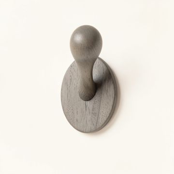 Hill Crest Wall-Mounted Robe Hook - Gray (synthetic illustration; no displayed measurements)