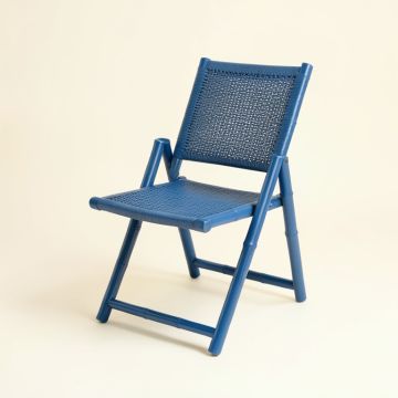 Cliff Bluff Folding Outdoor Chair - Blue (synthetic illustration; no displayed measurements)