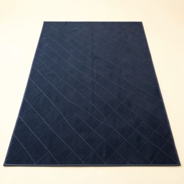 Brook Crossing Rectangular Area Rug - Navy (synthetic illustration; no displayed measurements)