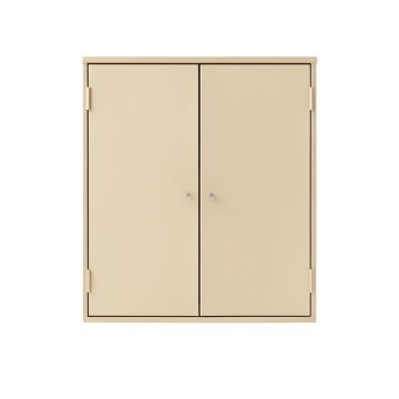 Ash Canyon Wall-Mounted Laundry Cabinet - Beige