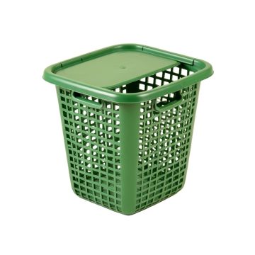 Cedar Bend Laundry Hamper - Green