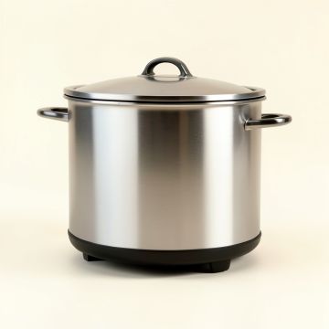 Courant Stainless Steel Slow Cooker (synthetic illustration; no displayed measurements)