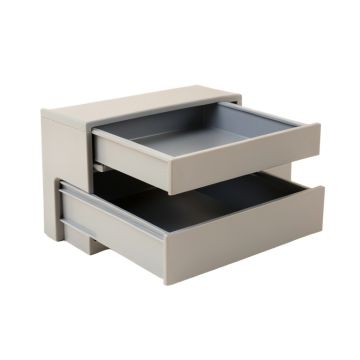 River Crossing Small-Parts Storage Drawer Cabinet - Gray
