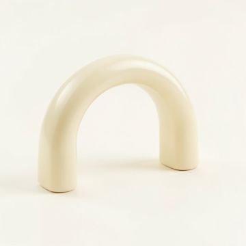 Wren Bluff Cabinet Handle Without Packaging - Ivory (synthetic illustration; no displayed measurements)