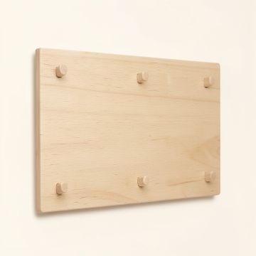 Ridge Dell Empty Wall-Mounted Tool Organizer Panel - Beige (synthetic illustration; no displayed measurements)