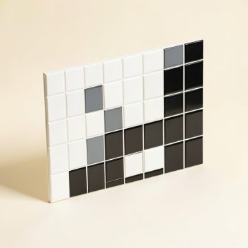 Beacon 8 '' X 8 '' Porcelain Grid Mosaic Wall & Floor Tile (synthetic illustration; no displayed measurements)