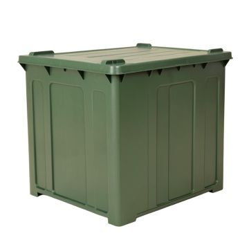 4 Ft. W X 2 Ft. D Plastic Horizontal Garbage Shed
