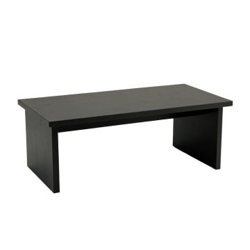 Ridge Bridge Desktop Monitor Riser - Black