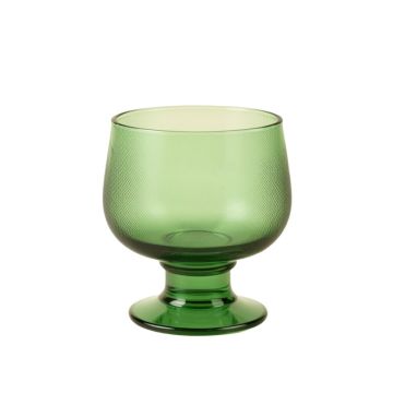 Clay Crossing Empty Candle Holder - Green