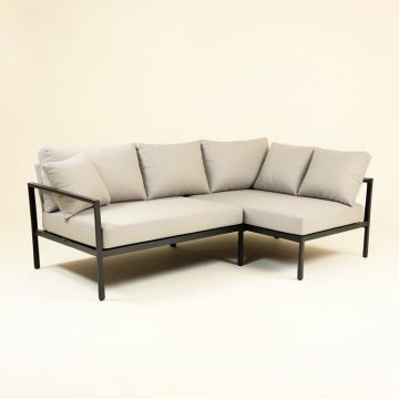 Mirabelle Patio Sectional With Cushions (synthetic illustration; no displayed measurements)