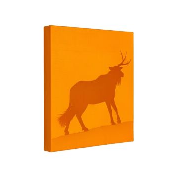 Sunny Stag Wall Art On Canvas