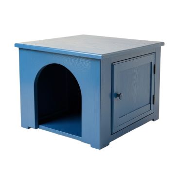 Shore Edge Empty Furniture-Style Litter Enclosure - Blue