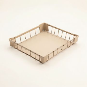 Heath Canyon Empty Under-Desk Cable Tray - Beige (synthetic illustration; no displayed measurements)