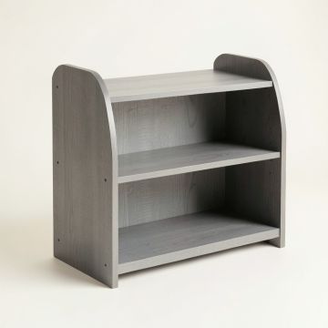 Linden Crossing Desktop Shelving Unit - Gray (synthetic illustration; no displayed measurements)
