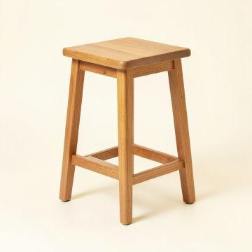 Abella Solid Wood 30 '' Bar Stool (synthetic illustration; no displayed measurements)