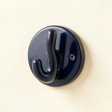 Dune Brook Wall-Mounted Robe Hook - Navy (synthetic illustration; no displayed measurements)
