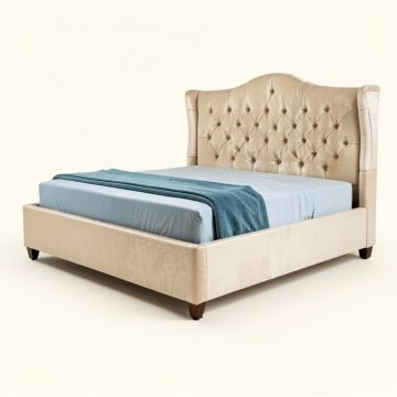 Cottman Upholstered Standard Tufted Bed (synthetic illustration; no displayed measurements)