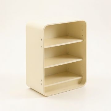 Linden Branch Empty Mug-Storage Cabinet Insert - Ivory (synthetic illustration; no displayed measurements)