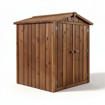 12 Ft. W X 5 Ft. D Solid Wood Lean-To Storage Shed (synthetic illustration; no displayed measurements)