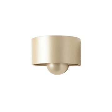Sage Crossing Wall Sconce Mounted On A Plain Wall - Beige