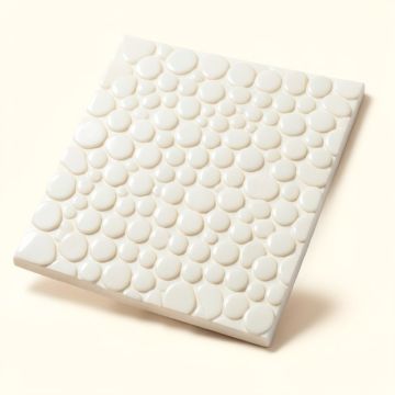 Pacif Random Sized Glass Pearl Shell Mosaic Tile In Polished White/Pearl (synthetic illustration; no displayed measurements)